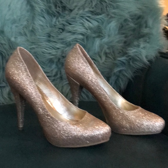 Steve Madden Sparkle Platform Pumps 8.5 M - Picture 4 of 11